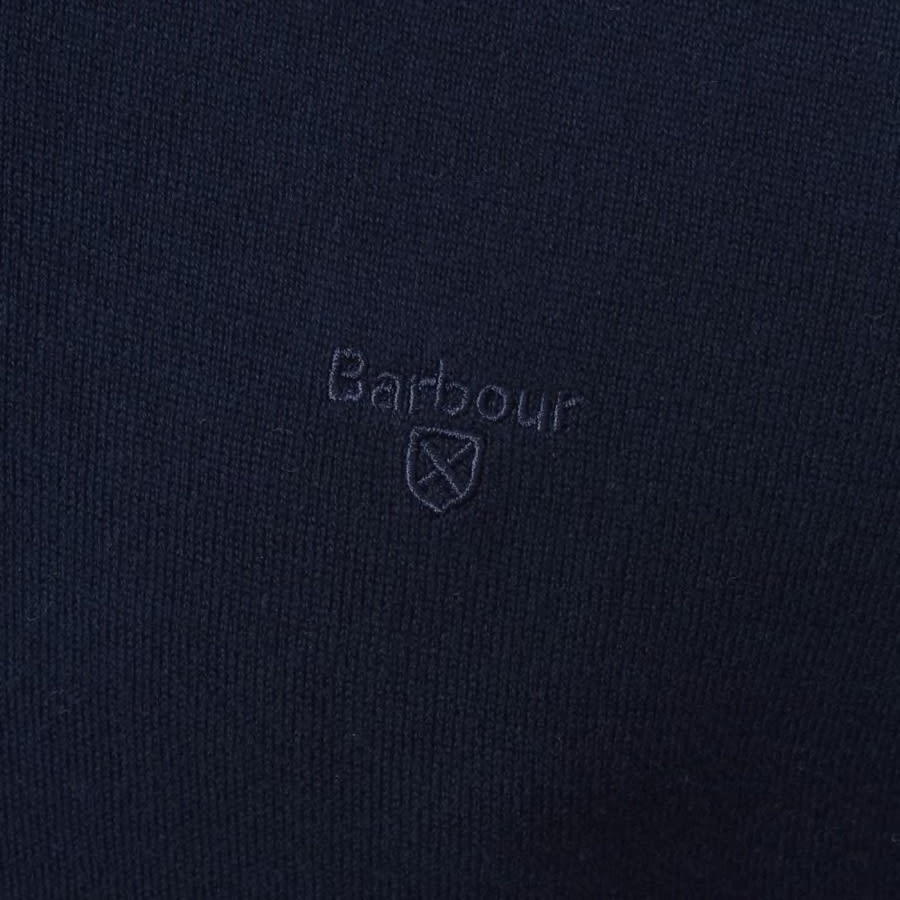 Alternative Image for ProductBarbour Half Zip Knit Jumper Navy3